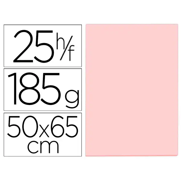 CARTULINA 50X65 185G IRIS CANSON ROSA C200040225 12675 CARTULINA 50X65 185G IRIS CANSON ROSA C200040225 12675