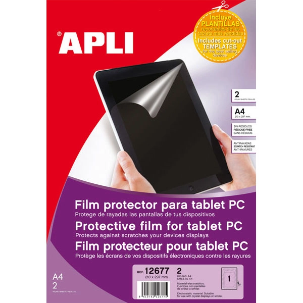 FILM PROTECTOR 210X297 2HJ 12677 APLI FILM PROTECTOR 210X297 2HJ 12677 APLI