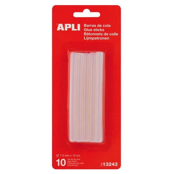 BARRAS DE SILICONA APLI 10UDS 7,5MM (13243) BARRAS DE SILICONA APLI 10UDS 7,5MM (13243)