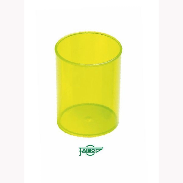 CUBILETE FAIBO DE PLASTICO FLUOR AMARILLO (205-20) CUBILETE FAIBO DE PLASTICO FLUOR AMARILLO (205-20)