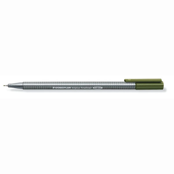 ROTULADOR TRIPLUS FINELINER STAEDTLER VERDE OLIVA 334-57 ROTULADOR TRIPLUS FINELINER STAEDTLER VERDE OLIVA 334-57