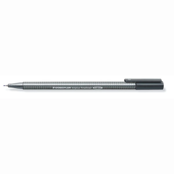 ROTULADOR TRIPLUS FINELINER STAEDTLER GRIS 334-8 ROTULADOR TRIPLUS FINELINER STAEDTLER GRIS 334-8