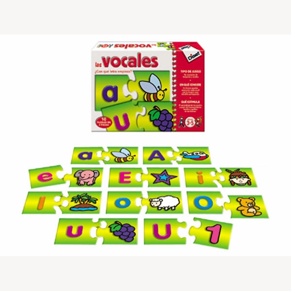 JUEGO DISET DIDACTICO LAS VOCALES 34464 JUEGO DISET DIDACTICO LAS VOCALES 34464