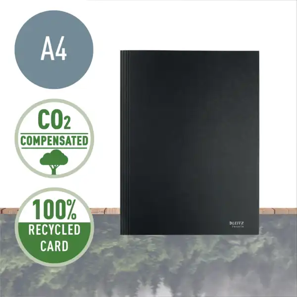 CARPETA LEITZ RECYCLE 3 SOLAPAS DE CARTON 100% RECICLABLE A4 NEGRO (39060095) CARPETA LEITZ RECYCLE 3 SOLAPAS DE CARTON 100% RECICLABLE A4 NEGRO (39060095)