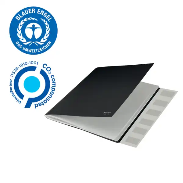 CLASIFICADOR LEITZ RECYCLE 6 PESTAÑAS CARTON 100% RECICLABLE A4 NEGRO (39140095) CLASIFICADOR LEITZ RECYCLE 6 PESTAÑAS CARTON 100% RECICLABLE A4 NEGRO (39140095)