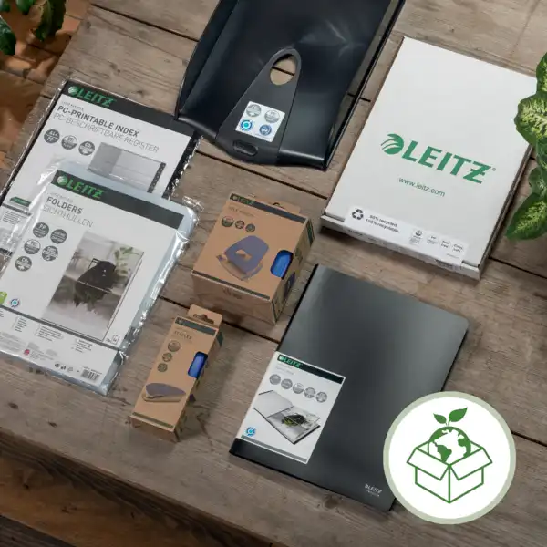 CLASIFICADOR LEITZ RECYCLE 12 PESTAÑAS CARTON 100% RECICLABLE A4 NEGRO (39150095) CLASIFICADOR LEITZ RECYCLE 12 PESTAÑAS CARTON 100% RECICLABLE A4 NEGRO (39150095)