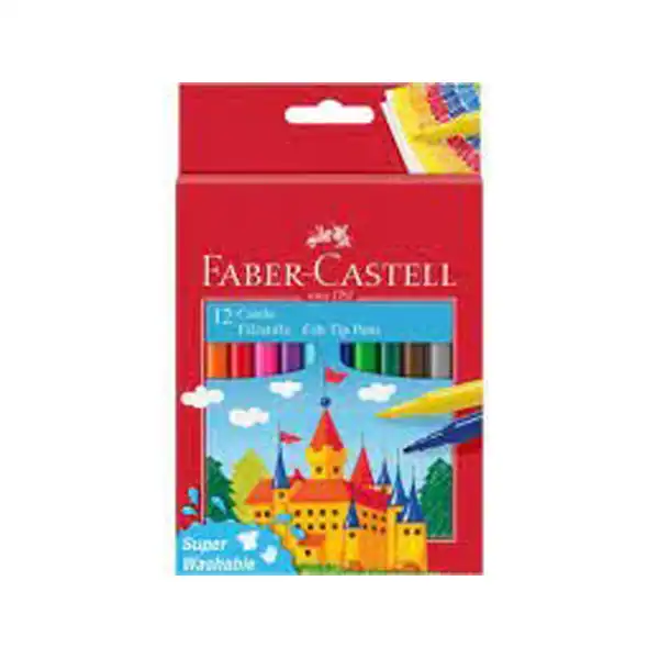 ROTULADORES FABER CASTELL 12 UDS. (554201) ROTULADORES FABER CASTELL 12 UDS. (554201)