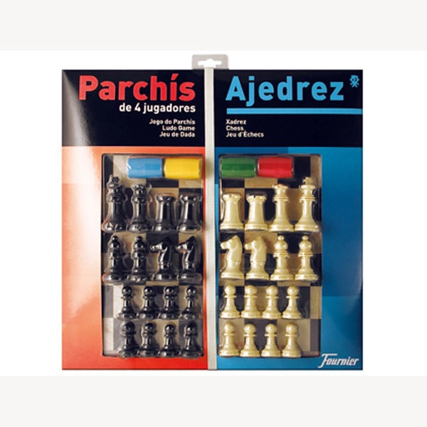 PARCHIS CON AJEDREZ TABLERO GRANDE 4 JUGADORES 41X40X4,8 43762 PARCHIS CON AJEDREZ TABLERO GRANDE 4 JUGADORES 41X40X4,8 43762