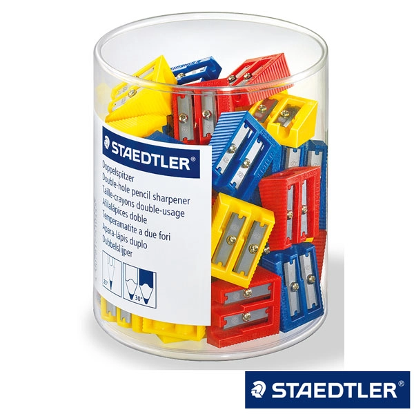 AFILALAPIZ STAEDTLER PLASTICO RECTANGULAR DOBLE (510 60KP50) AFILALAPIZ STAEDTLER PLASTICO RECTANGULAR DOBLE (510 60KP50)