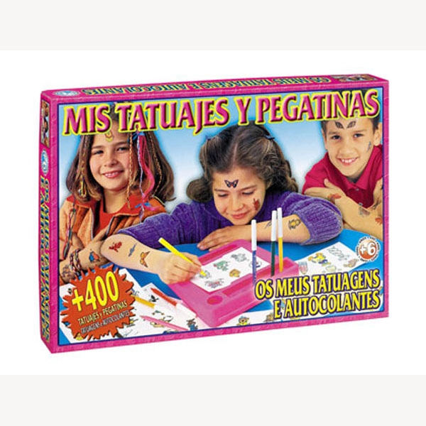 JUEGOS DE MESA FALOMIR MIS TATUAJES Y PEGATINAS 52706 JUEGOS DE MESA FALOMIR MIS TATUAJES Y PEGATINAS 52706