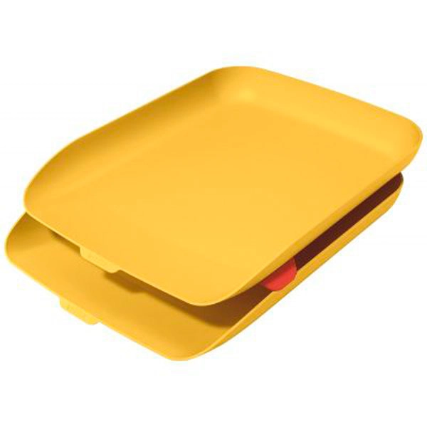 SET 2 BANDEJA DE SOBREMESA LEITZ COSY AMARILLO (5358-10-19) SET 2 BANDEJA DE SOBREMESA LEITZ COSY AMARILLO (5358-10-19)