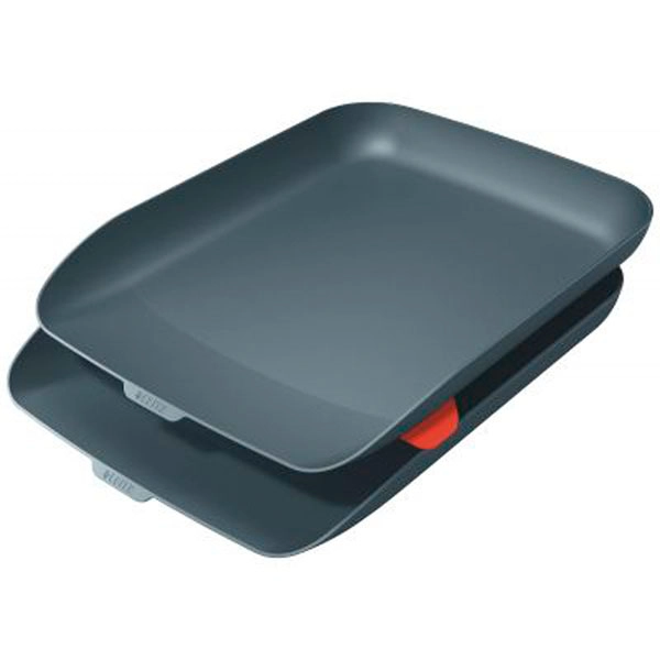 SET 2 BANDEJA DE SOBREMESA LEITZ COSY GRIS (5358-10-89) SET 2 BANDEJA DE SOBREMESA LEITZ COSY GRIS (5358-10-89)