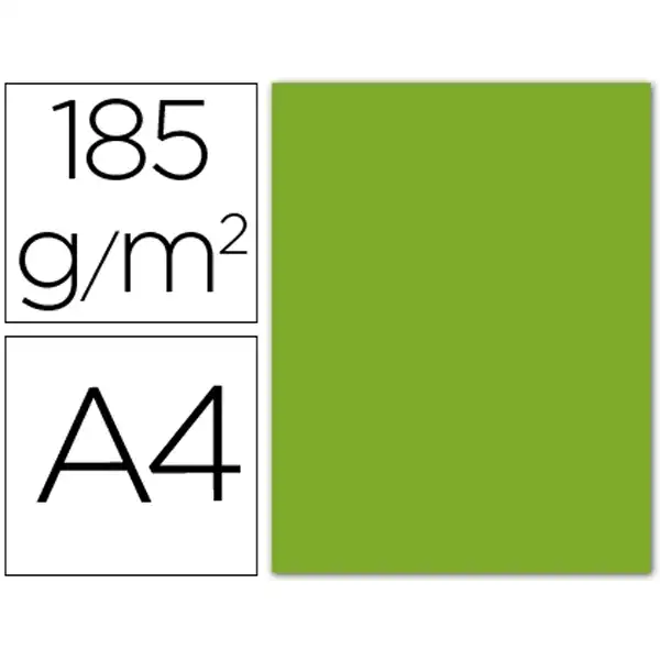 CARTULINA A4 185G IRIS VERDE MANZANA C200040171 54800 CARTULINA A4 185G IRIS VERDE MANZANA C200040171 54800