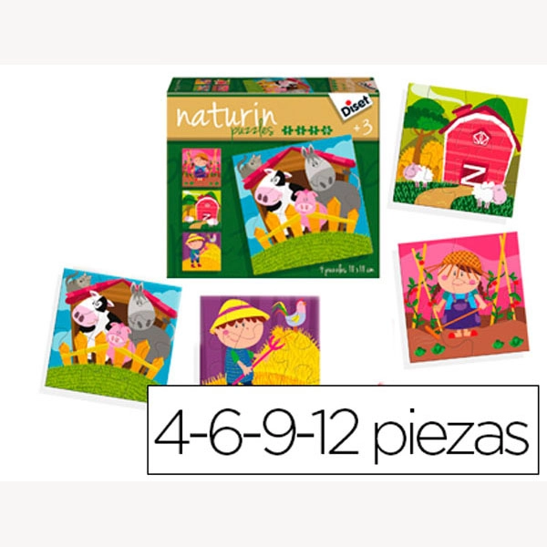 PUZZLE DISET INFANTIL NATURIN GRANJA 58626 PUZZLE DISET INFANTIL NATURIN GRANJA 58626