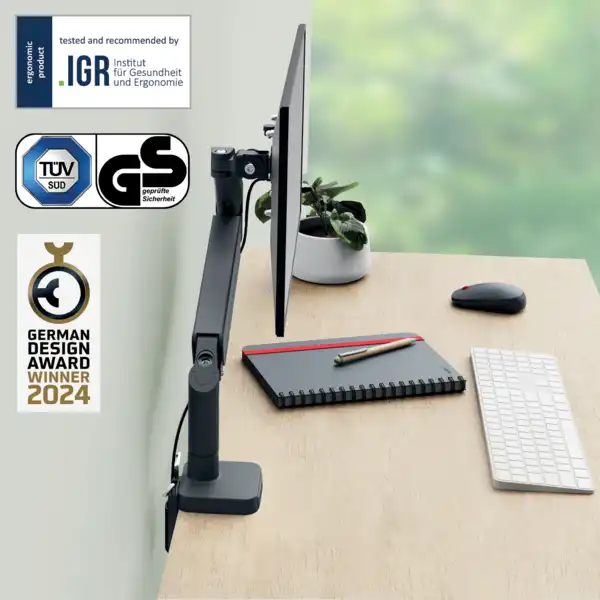 BRAZO PARA UN MONITOR LEITZ ERGO SPACESAVING 64890089 BRAZO PARA UN MONITOR LEITZ ERGO SPACESAVING 64890089