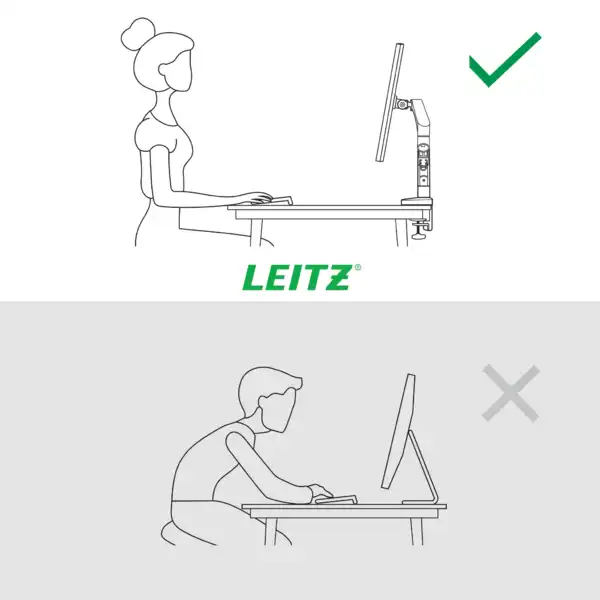 BRAZO PARA UN MONITOR LEITZ ERGO SPACESAVING 64890089 BRAZO PARA UN MONITOR LEITZ ERGO SPACESAVING 64890089