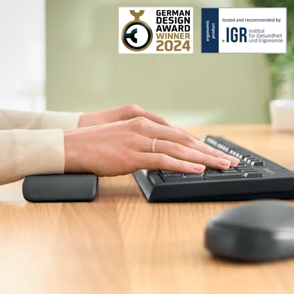 REPOSAMUÑECAS PARA TECLADO AJUSTABLE LEITZ ERGO 65230089 REPOSAMUÑECAS PARA TECLADO AJUSTABLE LEITZ ERGO 65230089