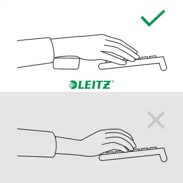 REPOSAMUÑECAS PARA TECLADO AJUSTABLE LEITZ ERGO 65230089 REPOSAMUÑECAS PARA TECLADO AJUSTABLE LEITZ ERGO 65230089