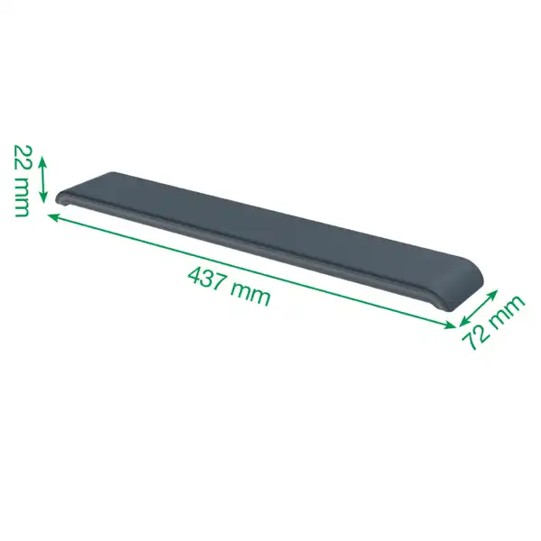 REPOSAMUÑECAS PARA TECLADO AJUSTABLE LEITZ ERGO 65230089 REPOSAMUÑECAS PARA TECLADO AJUSTABLE LEITZ ERGO 65230089