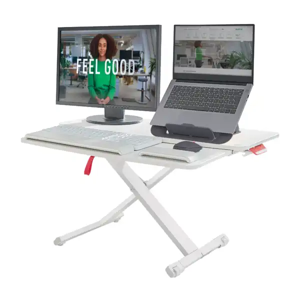 CONVERTIDOR DE ESCRITORIO CON BANDEJA PARA TECLADO LEITZ ERGO 65320085 CONVERTIDOR DE ESCRITORIO CON BANDEJA PARA TECLADO LEITZ ERGO 65320085