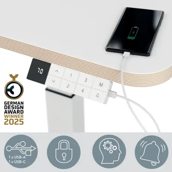 MESA ELEVABLE ELÉCTRICA PEQUEÑA LEITZ ERGO 65340001