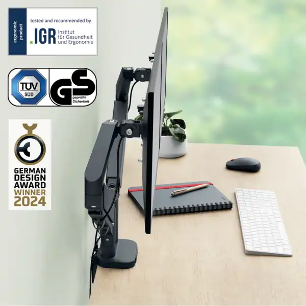 BRAZO PARA MONITOR DUAL LEITZ ERGO SPACESAVING 65370089 BRAZO PARA MONITOR DUAL LEITZ ERGO SPACESAVING 65370089