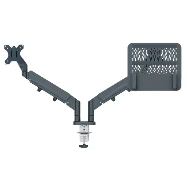 BRAZO DUAL PARA MONITOR Y PORTÁTIL LEITZ ERGO SPACESAVING 65380089 BRAZO DUAL PARA MONITOR Y PORTÁTIL LEITZ ERGO SPACESAVING 65380089