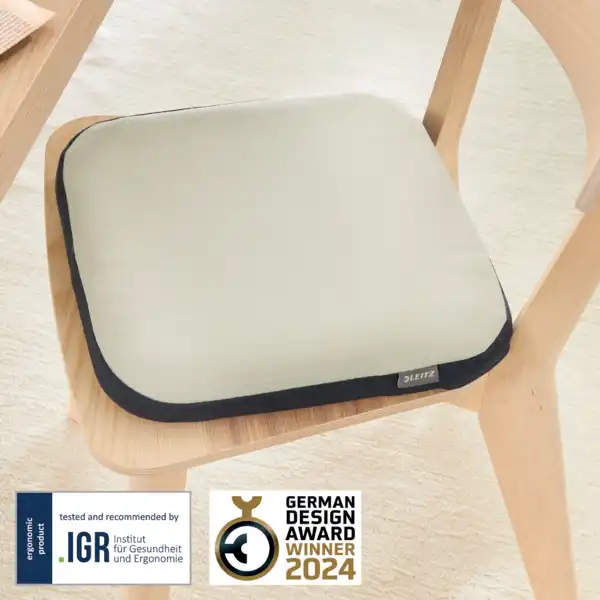 COJÍN DE ASIENTO ACTIVE LEITZ ERGO WOBBLE CON FUNDA DE TELA 65400085 COJÍN DE ASIENTO ACTIVE LEITZ ERGO WOBBLE CON FUNDA DE TELA 65400085