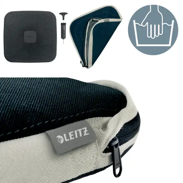 COJÍN DE ASIENTO ACTIVE LEITZ ERGO WOBBLE CON FUNDA DE TELA 65400089 COJÍN DE ASIENTO ACTIVE LEITZ ERGO WOBBLE CON FUNDA DE TELA 65400089
