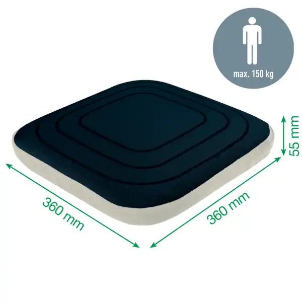 COJÍN DE ASIENTO ACTIVE LEITZ ERGO WOBBLE CON FUNDA DE TELA 65400089 COJÍN DE ASIENTO ACTIVE LEITZ ERGO WOBBLE CON FUNDA DE TELA 65400089