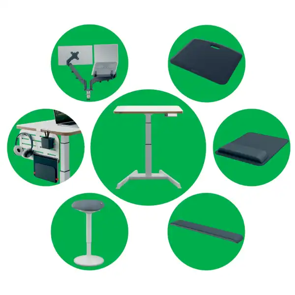 TABURETE ACTIVE COMFORT ALTO LEITZ ERGO 65450085
