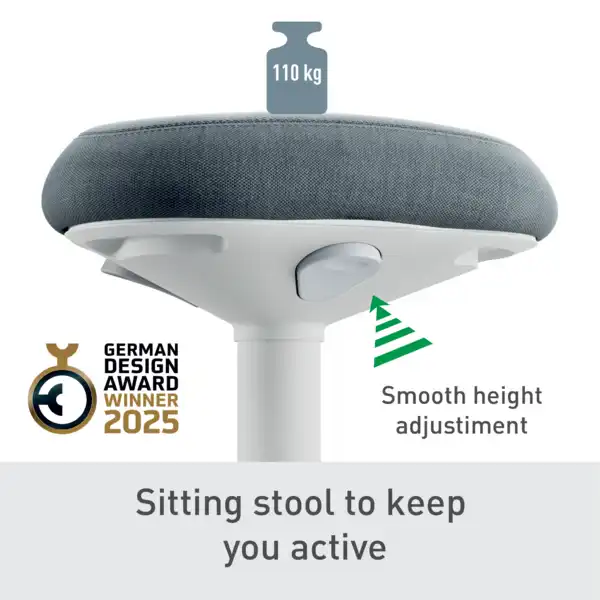 TABURETE ACTIVE COMFORT ALTO LEITZ ERGO 65450085