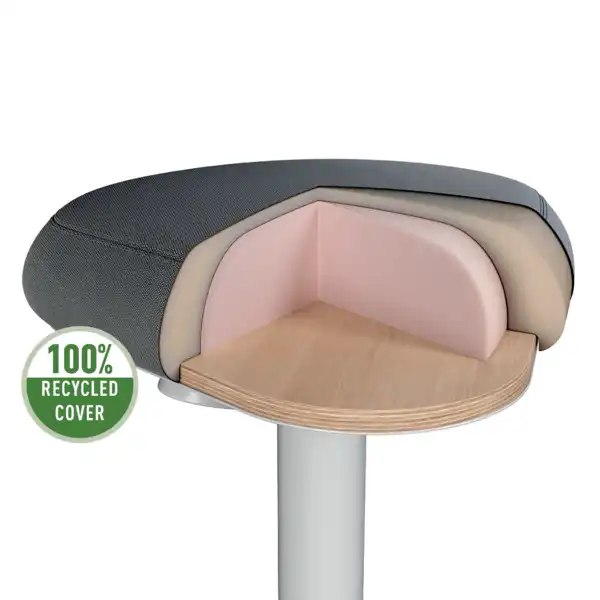 TABURETE ACTIVE COMFORT ALTO LEITZ ERGO 65450085
