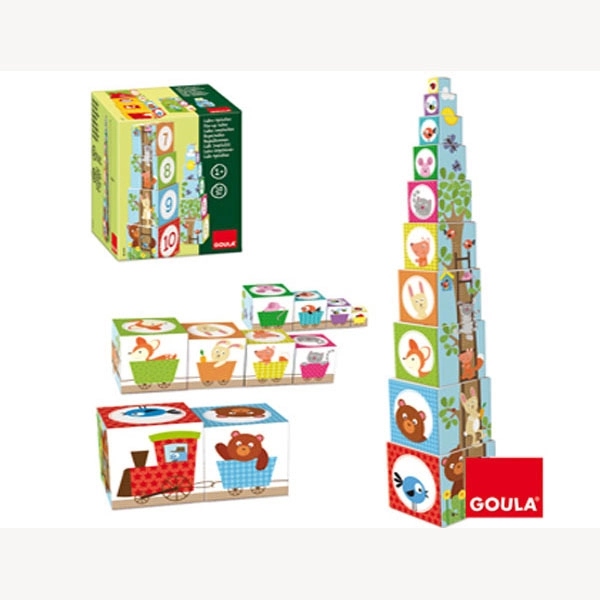 JUEGO DISET DIDACTICOS CUBOS APILABLES FIGURAS DEL BOSQUE 71746 JUEGO DISET DIDACTICOS CUBOS APILABLES FIGURAS DEL BOSQUE 71746