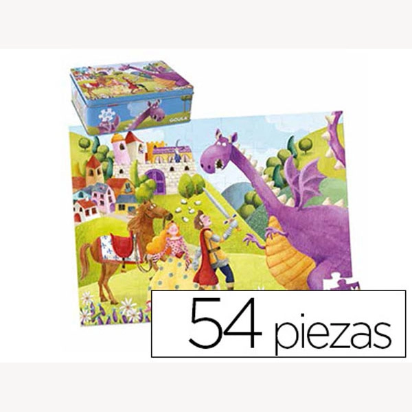 PUZZLE GOULA INFANTIL PRINCIPE Y DRAGON 54 PIEZAS 73878 PUZZLE GOULA INFANTIL PRINCIPE Y DRAGON 54 PIEZAS 73878