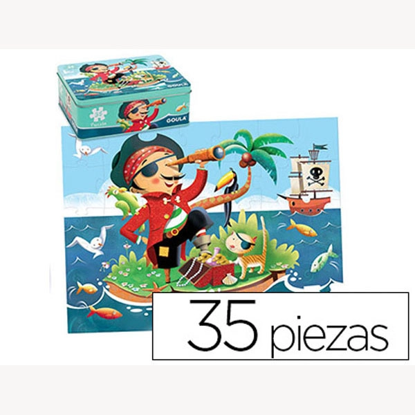 PUZZLE GOULA INTANTIL PIRATA 35 PIEZAS 73879 PUZZLE GOULA INTANTIL PIRATA 35 PIEZAS 73879