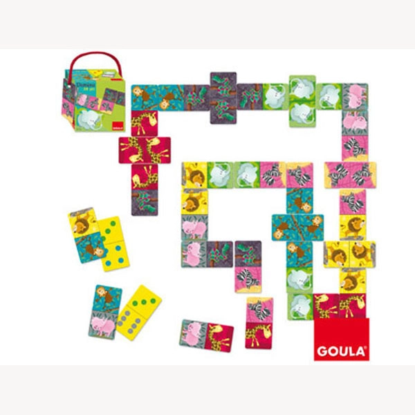 JUEGO DISET DIDACTICO DOMINO ANIMALES DE LA SELVA 75464 JUEGO DISET DIDACTICO DOMINO ANIMALES DE LA SELVA 75464
