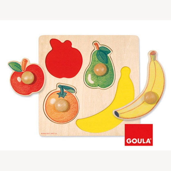 PUZZLE DISET 4 PIEZAS FRUTAS 75467 PUZZLE DISET 4 PIEZAS FRUTAS 75467