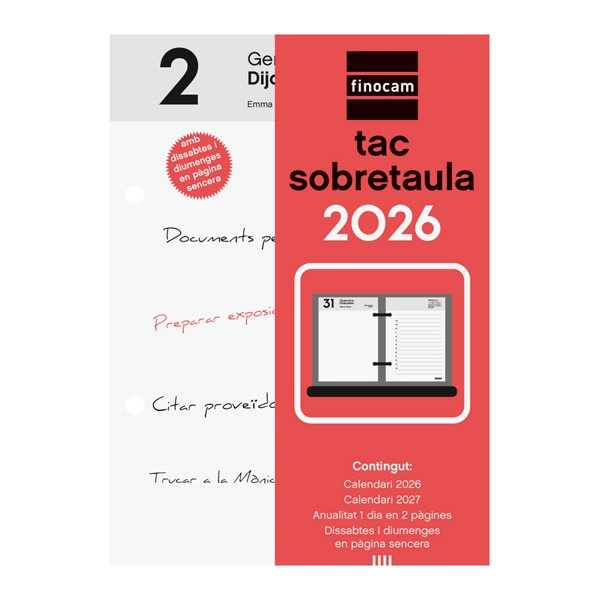 TACO BURO CALENDARIO CATALAN FINOCAM 780290026 TACO BURO CALENDARIO CATALAN FINOCAM 780290026
