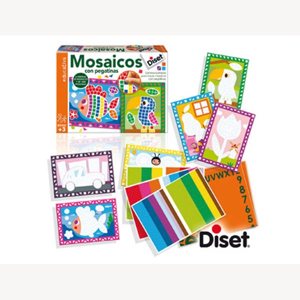 JUEGO DISET DIDACTICO MOSAICOS CON PEGATINAS 78106 JUEGO DISET DIDACTICO MOSAICOS CON PEGATINAS 78106