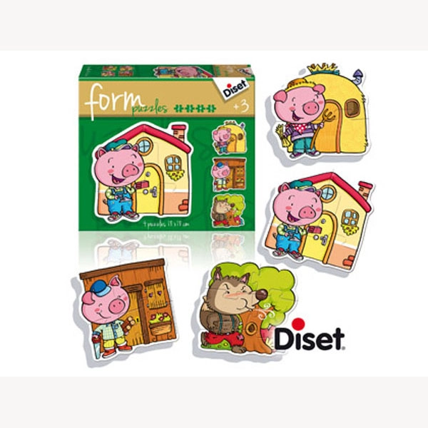 JUEGO DISET DE MESA FORM LOS TRES CERDITOS 78110 JUEGO DISET DE MESA FORM LOS TRES CERDITOS 78110