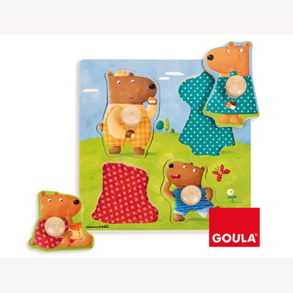 PUZZLE GOULA MADERA 4 PIEZAS FAMILIA OSOS 78113 PUZZLE GOULA MADERA 4 PIEZAS FAMILIA OSOS 78113