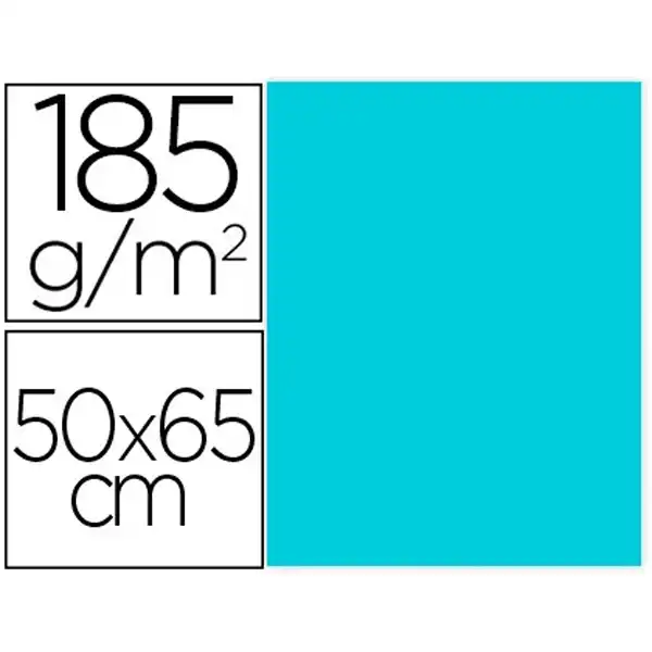 CARTULINA 50X65 185G IRIS CANSON AZUL CARIBE 79847 CARTULINA 50X65 185G IRIS CANSON AZUL CARIBE 79847
