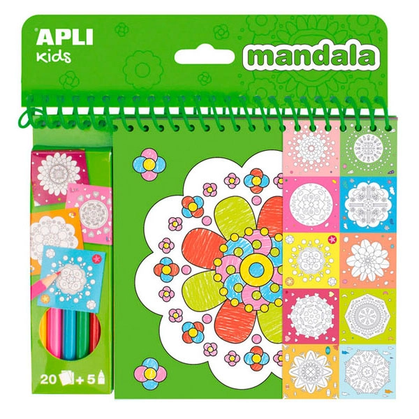 BLOC COLOREAR MANDALAS 20H 1U APLI REF. 17151 BLOC COLOREAR MANDALAS 20H 1U APLI REF. 17151
