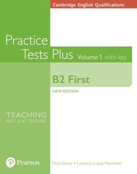 CAMBRIDGE ENGLISH QUALIFICATIONS: B2 FIRST VOLUME 1 PRACTICE TESTS PLUSWITH KEY PEARSON ISBN 9781292208756 CAMBRIDGE ENGLISH QUALIFICATIONS: B2 FIRST VOLUME 1 PRACTICE TESTS PLUSWITH KEY PEARSON ISBN 9781292208756