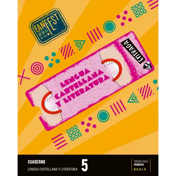 QUADERN LENGUA CASTELLANA 5 PRIMARIA ESPIRAL FANFEST CATALUNYA 2023 BAULA ISBN 9788447950379 QUADERN LENGUA CASTELLANA 5 PRIMARIA ESPIRAL FANFEST CATALUNYA 2023 BAULA ISBN 9788447950379