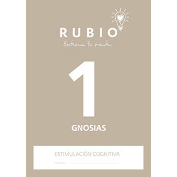GNOSIAS 1 CUADERNO ESTIMULACION COGNITIVA ADULTOS RUBIO 9788489773264 GNOSIAS 1 CUADERNO ESTIMULACION COGNITIVA ADULTOS RUBIO 9788489773264