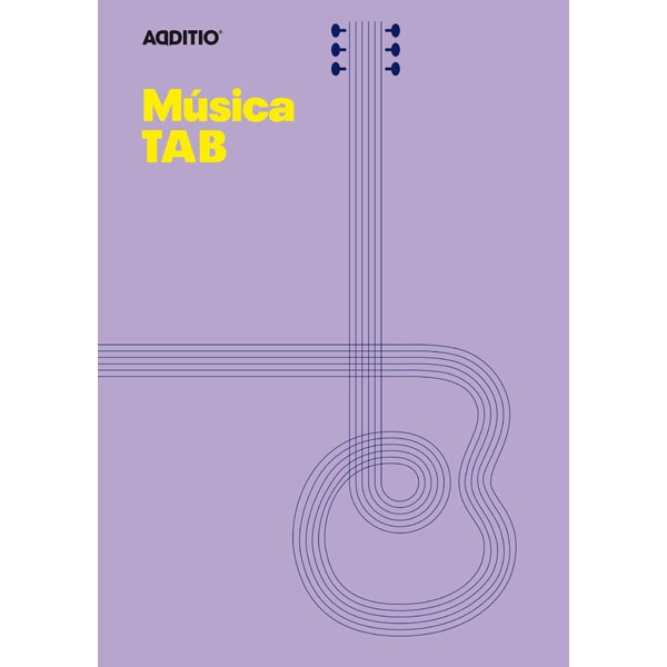 CUADERNO DE MÚSICA TAB LILA ADDITIO REF. M22_LI CUADERNO DE MÚSICA TAB LILA ADDITIO REF. M22_LI