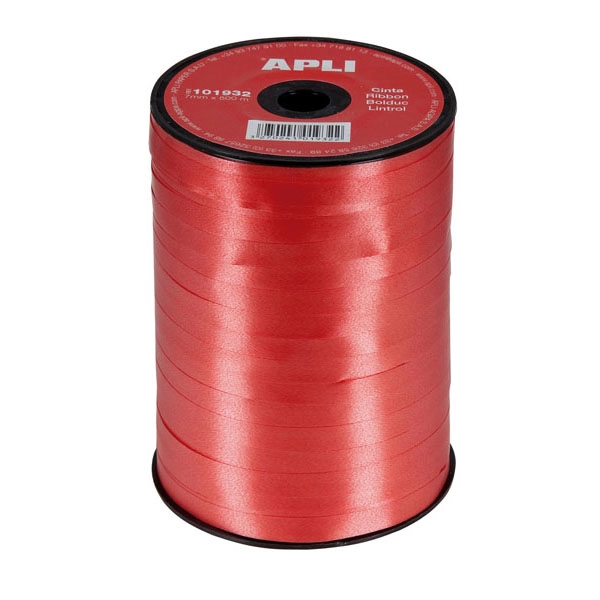 CINTA REGALO ROJO 7MM X 400M APLI REF. 101932 CINTA REGALO ROJO 7MM X 400M APLI REF. 101932