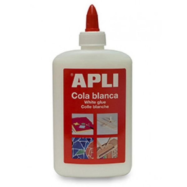 BOTELLA COLA BLANCA LAVABLE APLI 250CC 12850 BOTELLA COLA BLANCA LAVABLE APLI 250CC 12850